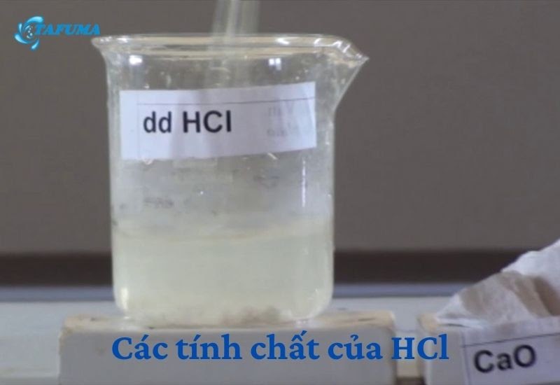 HCl đem đặc thù cơ vật lý và chất hóa học riêng biệt biệt