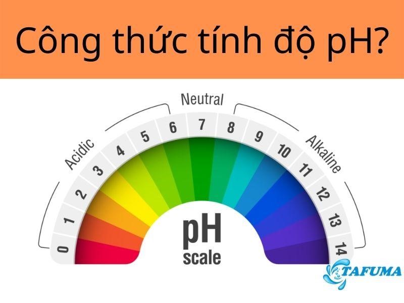 Công thức tính độ pH