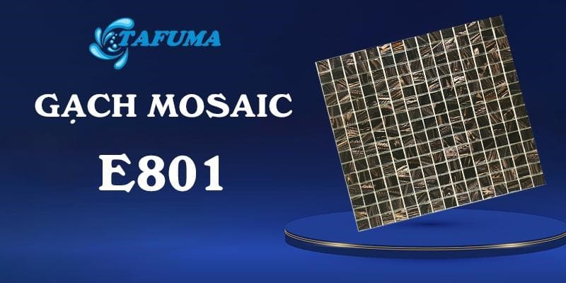 Gạch mosaic thủy tinh E801 - 5