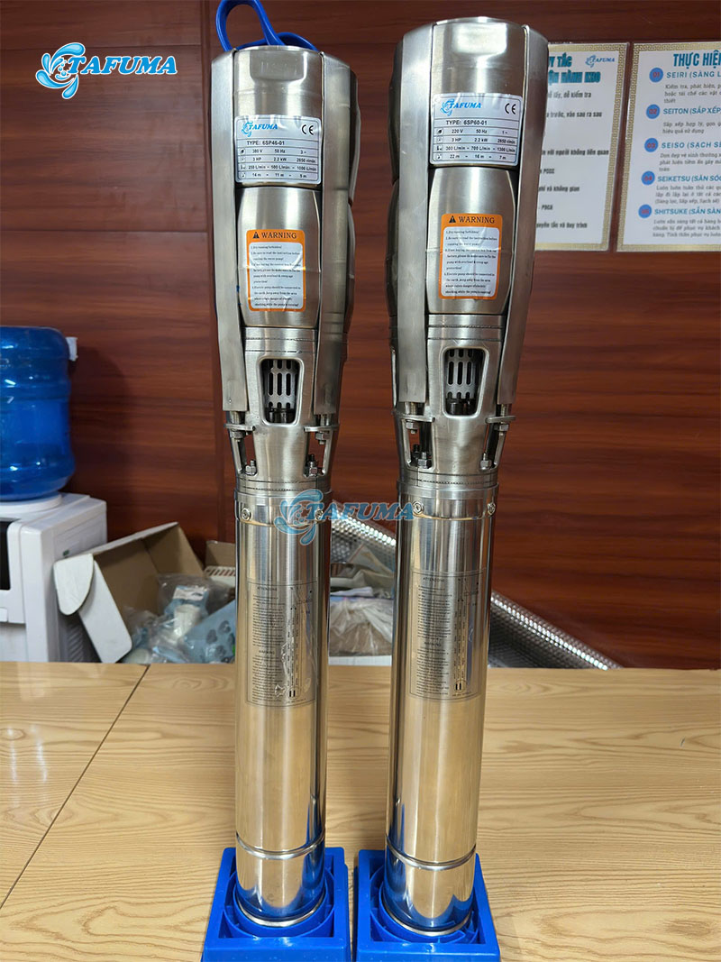 Bơm hỏa tiễn 6SP tại kho của Tafuma
