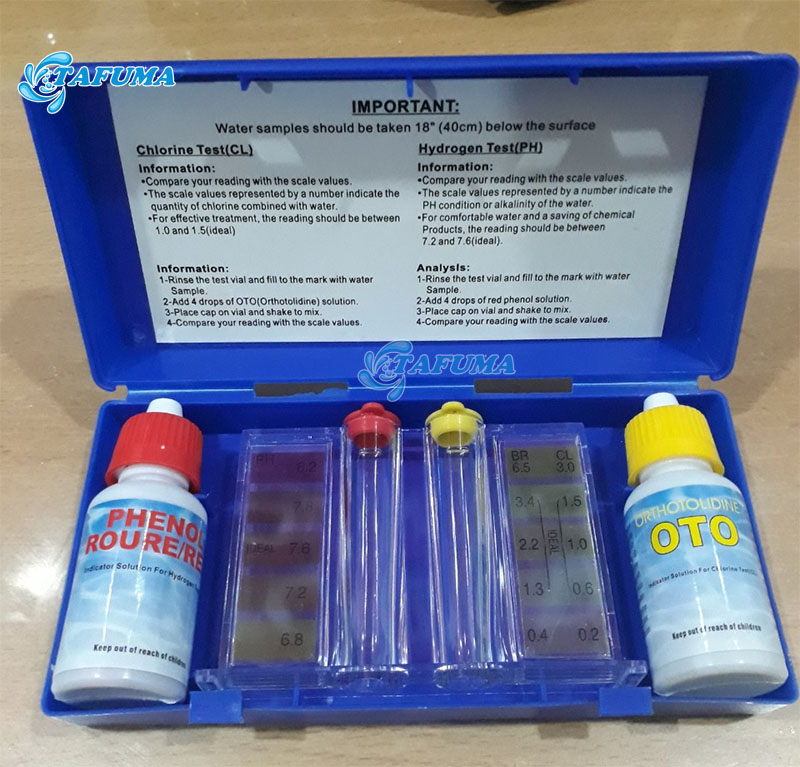 Bộ test nước bể bơi