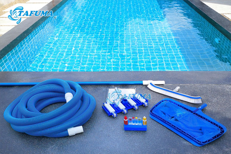 Thiết bị bể bơi được Tafuma chuẩn bị cho khách hàng