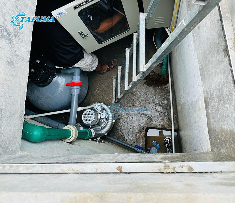 Bảo dưỡng máy thổi khí bể bơi