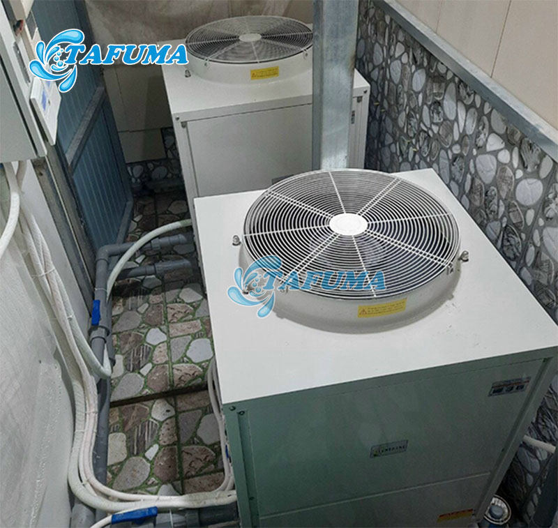 Chọn máy cấp nhiệt có công suất phù hợp với diện tích của hồ bơi