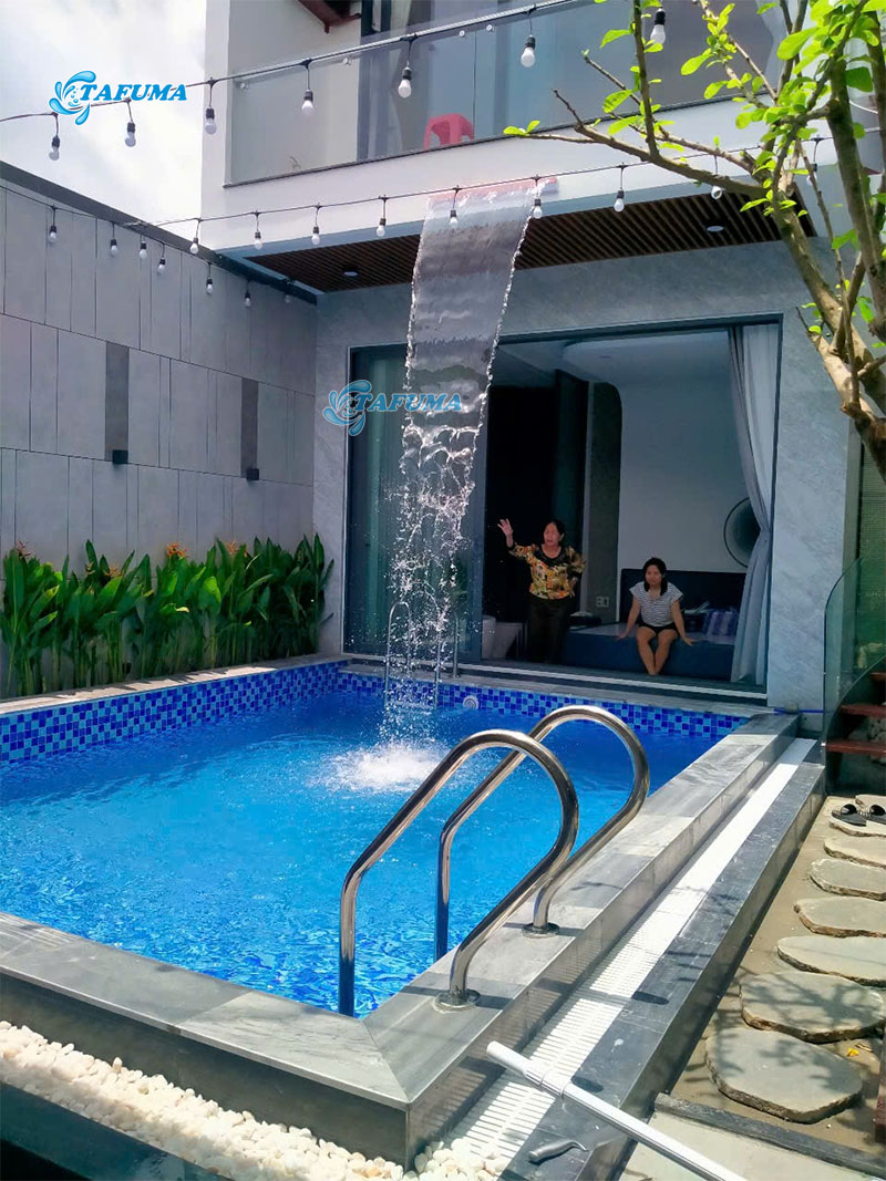 Hồ bơi gia đình nên sử dụng các model Kap có công suất vừa đủ