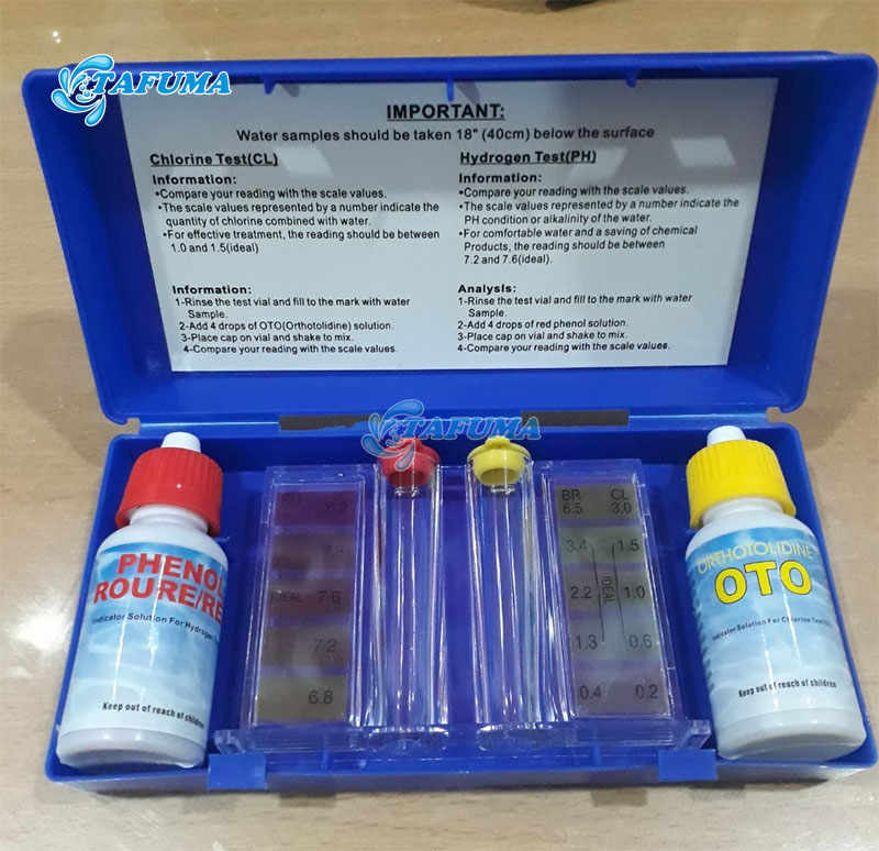 Bộ test nước bể bơi