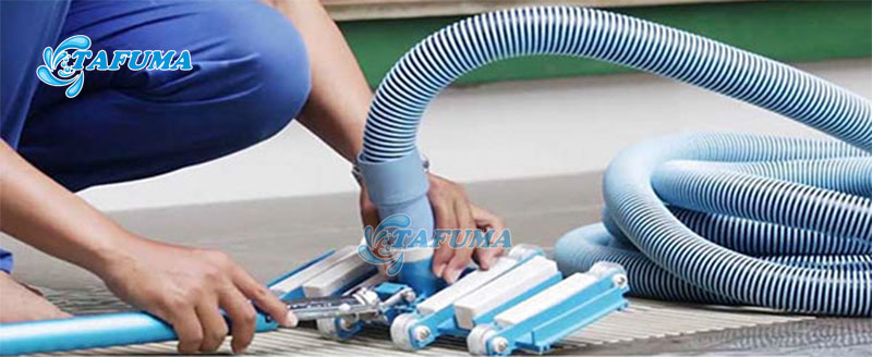 Lắp bàn hút với sào nhôm