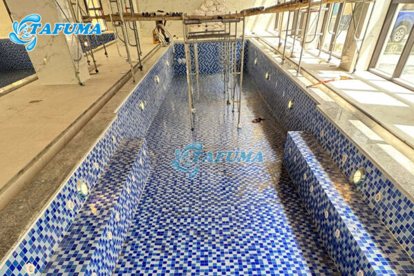 Đèn hồ bơi Tafuma được ứng dụng trong hồ bơi gia đình