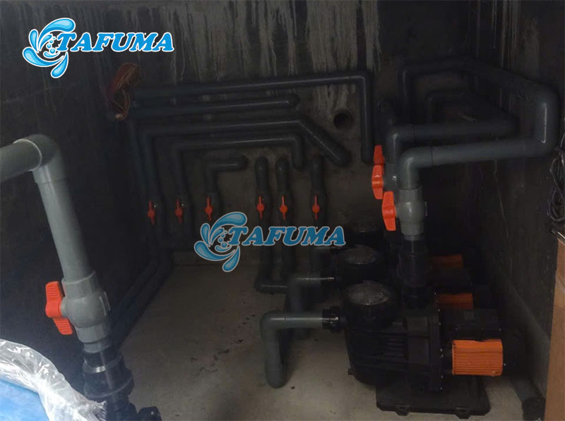 Máy bơm bể bơi lắp đặt không cân bằng dẫn đến phát ra tiếng ồn